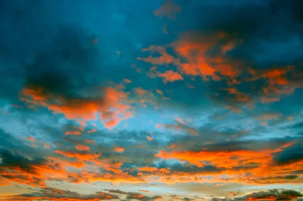 Puesta de sol después de tormenta — Foto de Stock