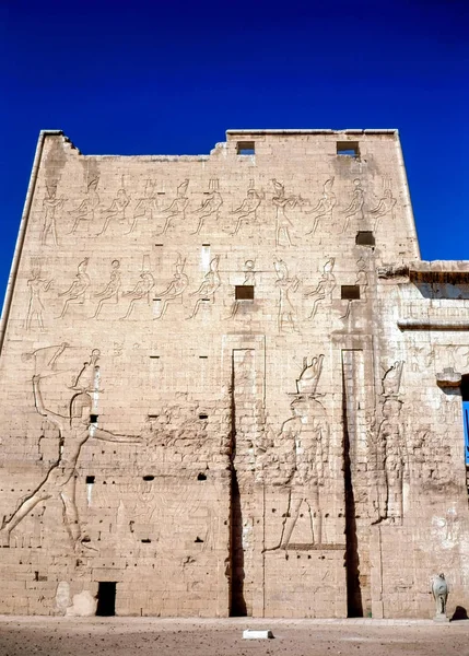 Tempel av horus, edfu, Egypten — Stockfoto