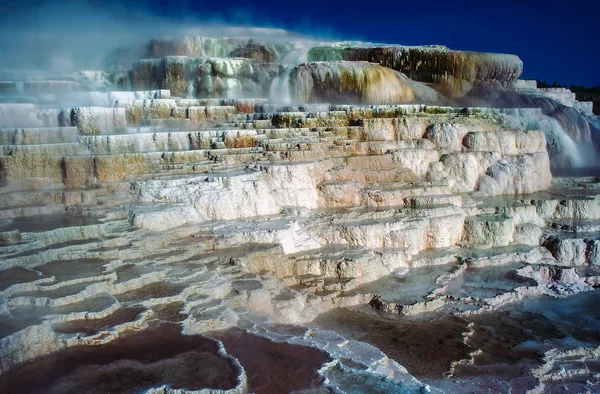 Minerva Terraço em Wyoming — Fotografia de Stock