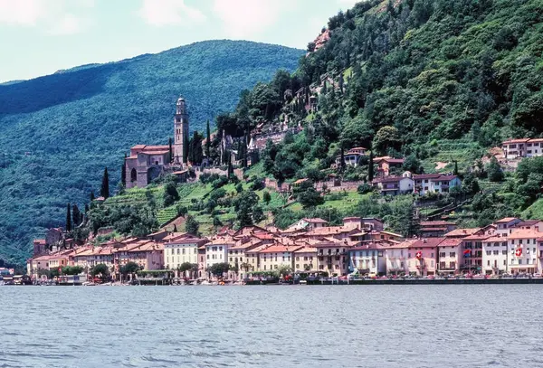 Marcote, meer van Lugano — Stockfoto