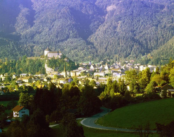Pohled na Kufstein, Rakousko — Stock fotografie