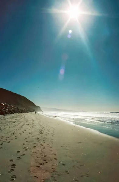 Stranda i California – stockfoto
