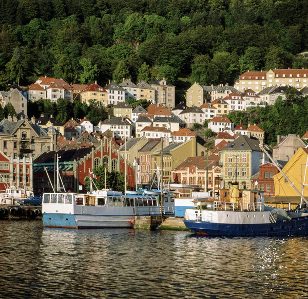 Harbor in Bergen, Norway