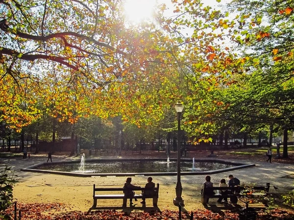 Park in Brussel, België — Stockfoto