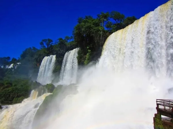 Widok na wodospad Iguazu, Argentyna — Zdjęcie stockowe