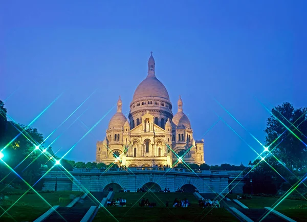 圣心大教堂巴黎 — 图库照片