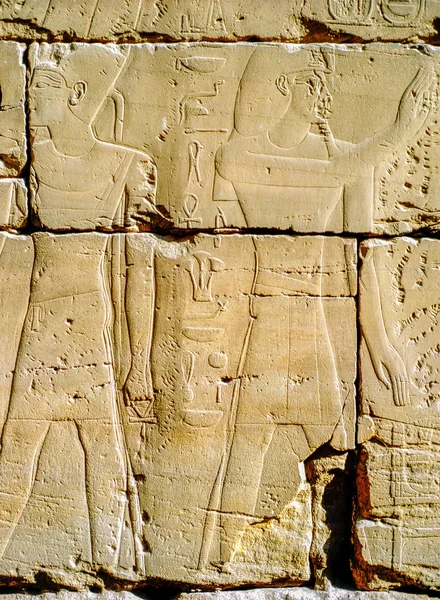 Relief in Luxor, Egypte — Stockfoto