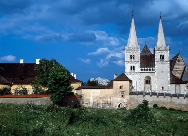 Глава Левоча Замок Словаччині — стокове фото