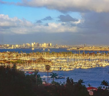 San Diego şehir merkezi ve Shelter Island, Kaliforniya