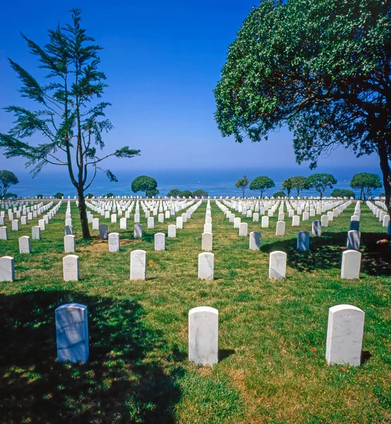 Marinen Kyrkogården Point Loma San Diego — Stockfoto