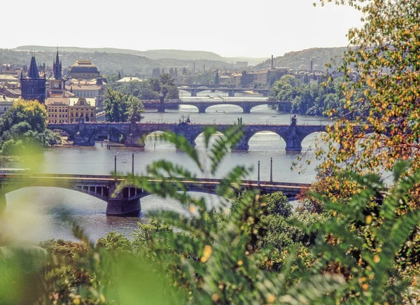 Pražské mosty — Stock fotografie