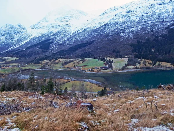 Fluss Von Olden Norwegen — Stockfoto