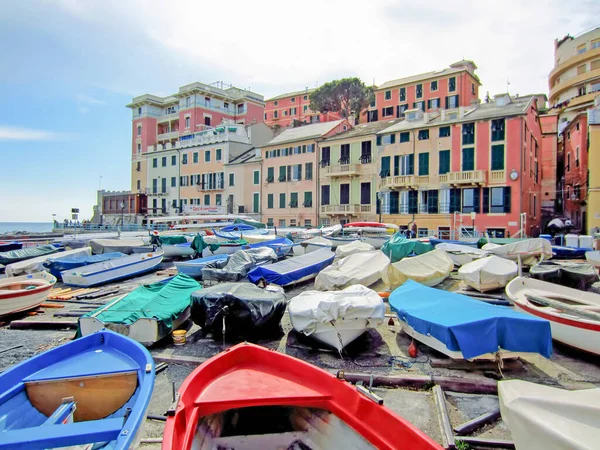 Harbor Boats Camogli Italy — Stock Photo, Image