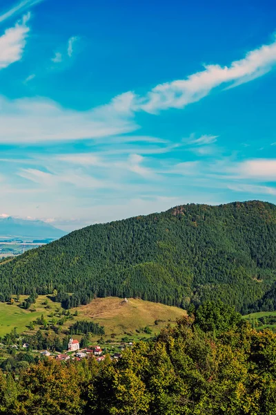 Village Valley Slovakia — Stock fotografie