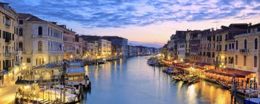 grand canal View gün batımında