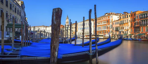 Gôndolas no Grande Canal — Fotografia de Stock