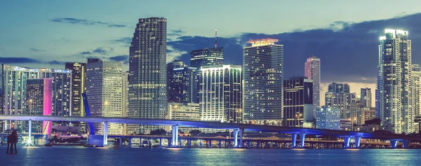 Miami, florida, özel fotoğraf işleme. — Stok fotoğraf