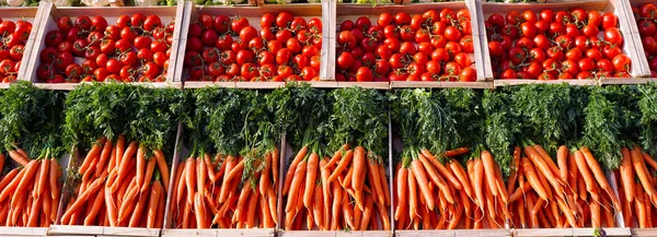 Vegetables in supermarket — Stock Photo, Image