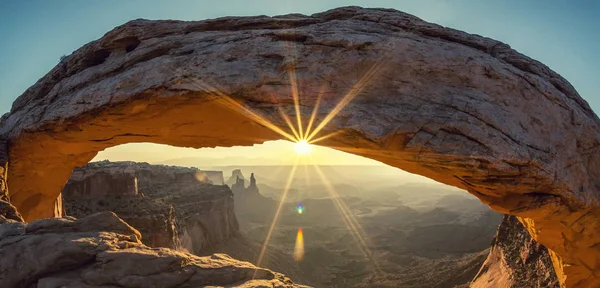 Mesa arch, traitement photographique spécial — Photo