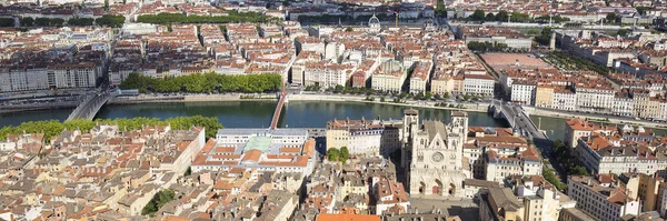 Horizontal view of Lyon — Stock Photo, Image