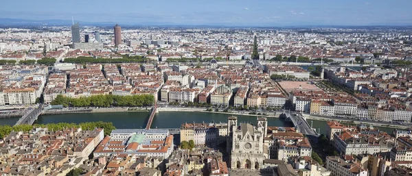 Aerial view of Lyon — Stock Photo, Image