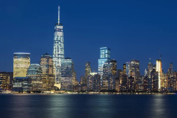 Vista de Nueva York por la noche — Foto de Stock