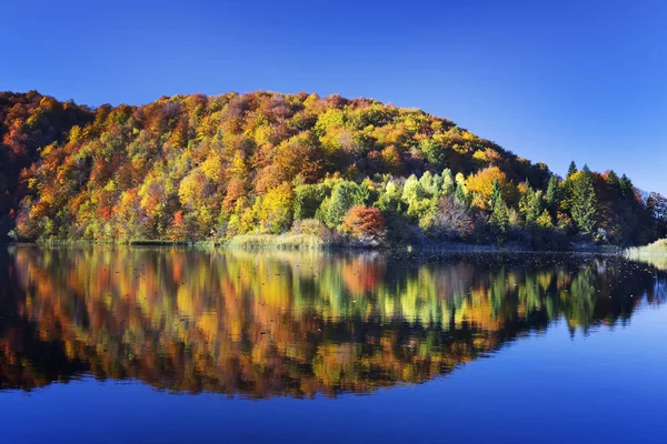 Lago no Parque Nacional de Plitvice — Fotografia de Stock