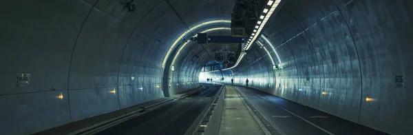 Tunnel Croix Rouse Lyon Francja — Zdjęcie stockowe