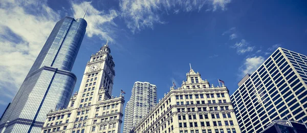 Chicago Binalarının Manzarası Abd — Stok fotoğraf