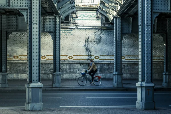 Sous Pont Métallique Lyon France — Photo