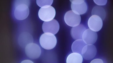 Bokeh ışıkları mor
