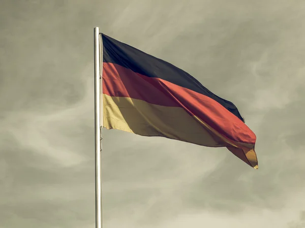 Vintage patrząc Flaga Niemiec — Zdjęcie stockowe