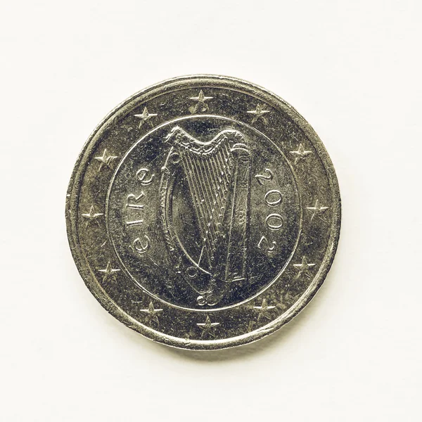 Vintage Irlandese moneta da 1 Euro — Foto Stock