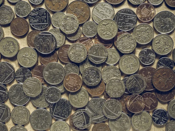 Vintage Pound coins