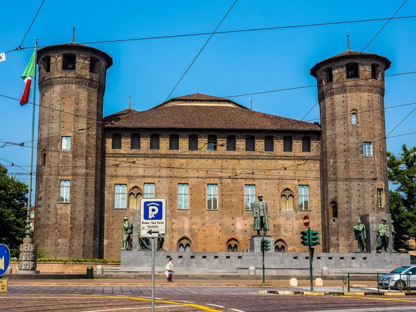 Piazza Castello i Torino (HDR ) - Stock-foto