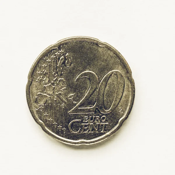 Vintage 20 cent sikke — Stok fotoğraf