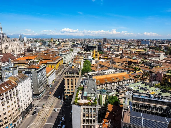 Milano, İtalya (Hdr havadan görünümü) — Stok fotoğraf