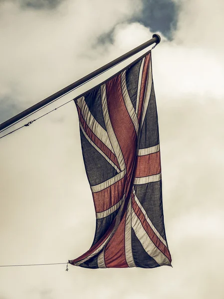 Вигляд на прапор Великої Британії — стокове фото