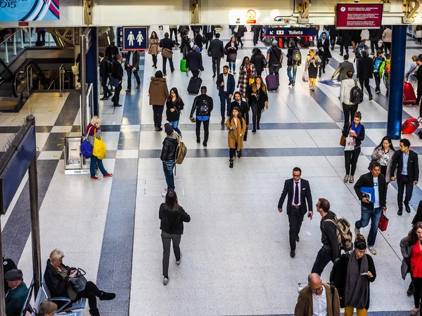 Σταθμό Liverpool Street του Λονδίνου (Hdr) — Φωτογραφία Αρχείου