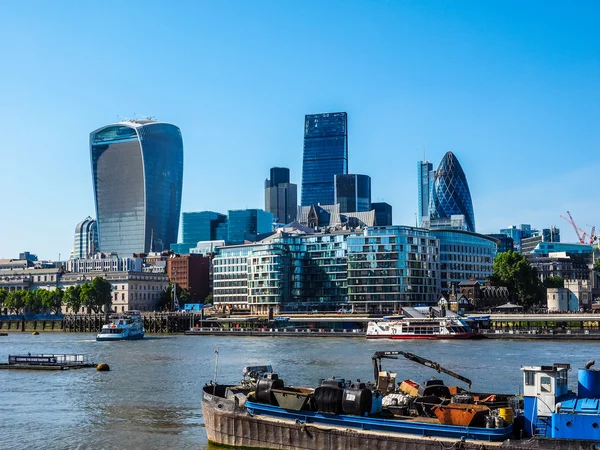 City of London w Londynie (Hdr) — Zdjęcie stockowe