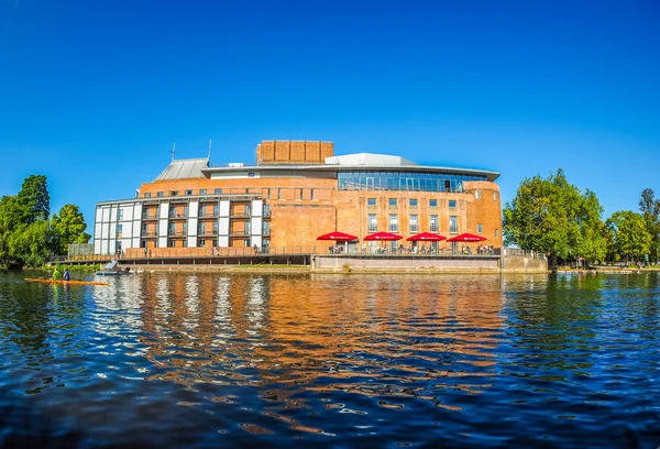 Królewski Teatr Szekspira w Stratford upon Avon (Hdr) — Zdjęcie stockowe