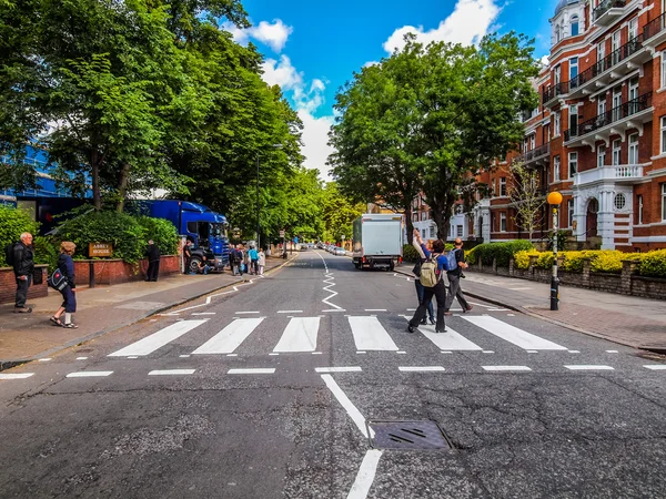 Abbey Road London สหราชอาณาจักร ( HDR ) — ภาพถ่ายสต็อก