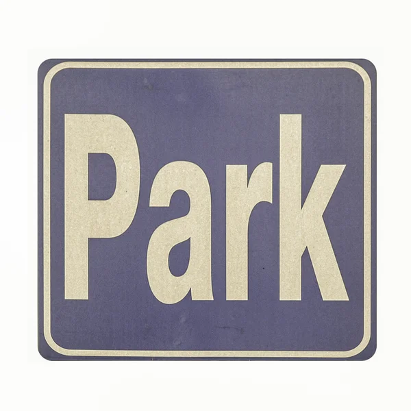 Panneau parc vintage — Photo