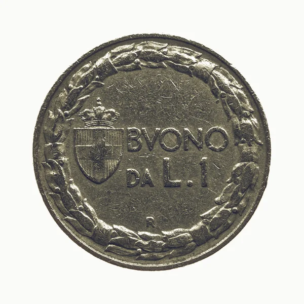 Vintage Coin isolated — Stock Photo, Image