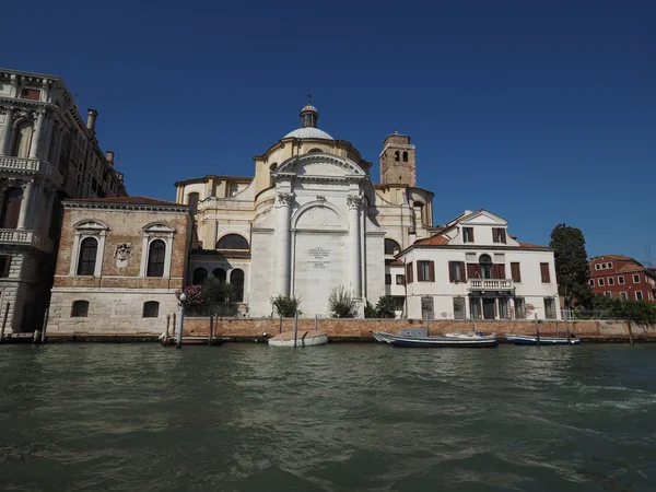 베네치아의 그란데 운하 — 스톡 사진