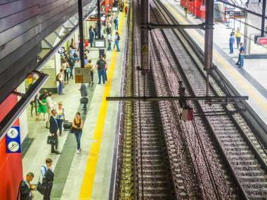 Torino Porta Susa istasyonu (Hdr)