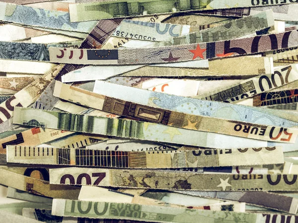 Euro nota Vintage —  Fotos de Stock