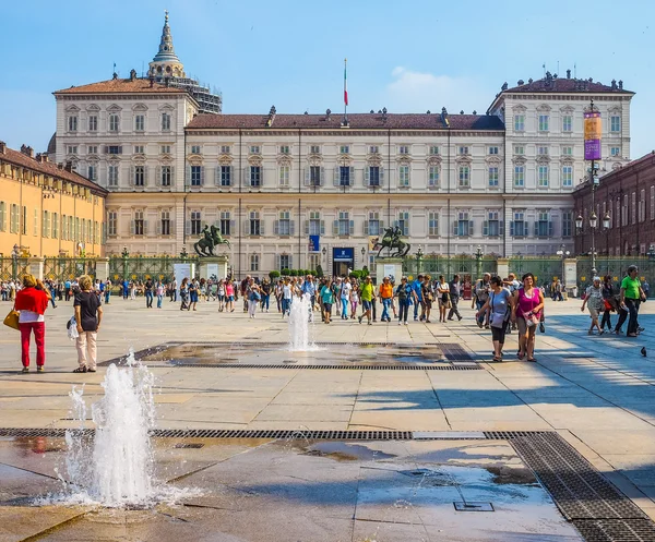 People visiting Turin (HDR) — Stock Photo, Image