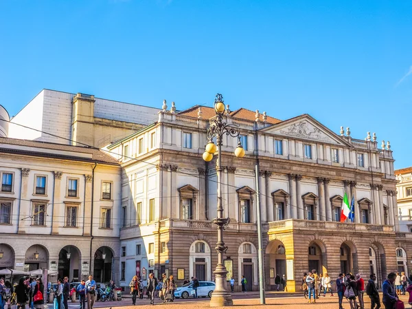 Teatro alla Scala Milan (HDR) — Stok fotoğraf