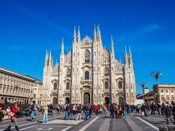 Katedra w Mediolanie (Hdr) — Zdjęcie stockowe